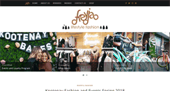 Desktop Screenshot of freyjalifestylefashion.com